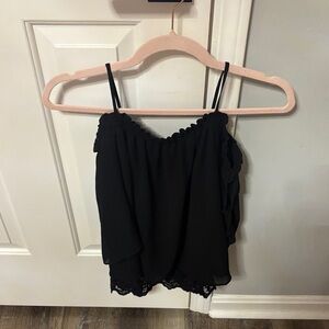 Iz Byer Black Camisole Top